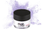 dipt pale iridescent lilac dip powder, lilac purple nail powder