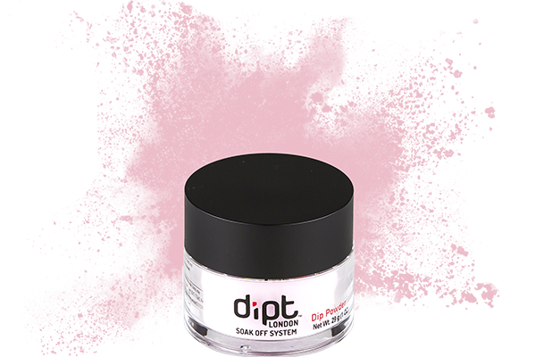 dipt mid french pink nail powder, light pink dip powder