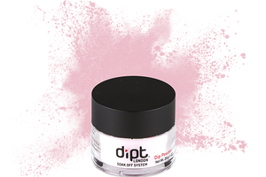 dipt mid french pink nail powder, light pink dip powder
