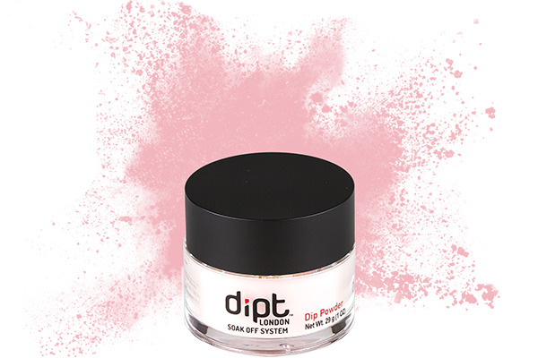 dipt neutral pink nail powder, light pink dip powder