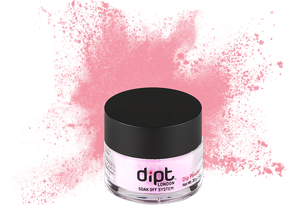 dipt baby pink dip powder, soft pink nail powder