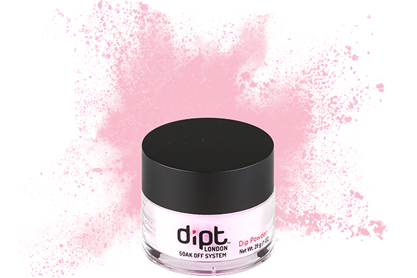 dipt light pink nail powder, baby pink dip powder