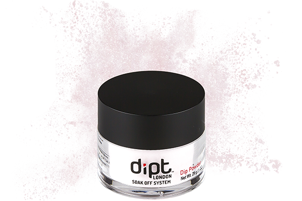 dipt pearly white glitter nail powder, sparkly white dip powder