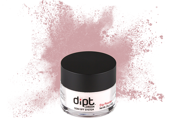 dipt light pink beige nail powder, pinkish beige dip powder