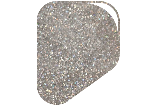 dipt sparkly silver dip powder, silver nail powder